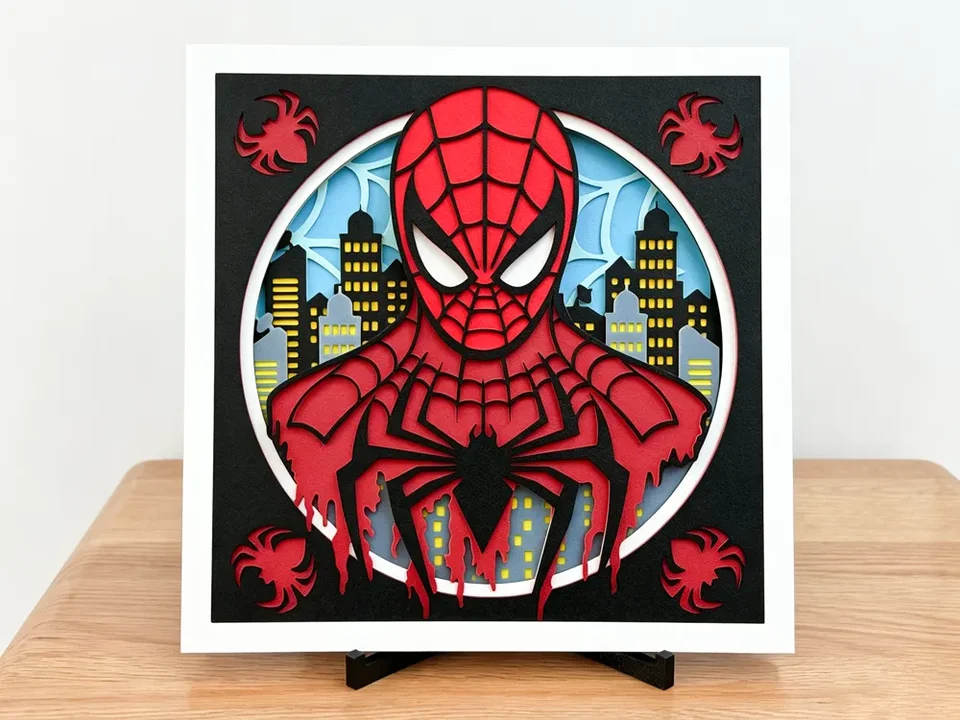 Багатошарове 3D-панно «Spider-Man»
